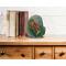 Bird of Paradise Agate Slice Painting Room Concept