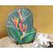Bird of Paradise Agate Slice Painting