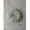 Handmade reusable scrubbers in cream and white are mold and mildew resistant and machine washable. https://goimagine.com/memorablecrafts/