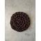 Machine washable dark brown all purpose scrubbies are handmade in USA and mold and mildew resistant. https://goimagine.com/memorablecrafts/
