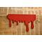 Blood splatter shelf accent, Horror decor shelf sitter, Spooky Season Decor, Accessory for Bookshelf, Display Shelf, or Mantel, Gothic Decor