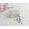Miniature Silver Trinket Box with choices of gemstones for the lid