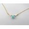 Larimar and Pearl Backdrop Necklace, Something Blue