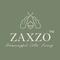 ZAXZO logo with an acorn between two oak leaves. Tack line below is meaningful celtic living
