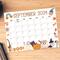 Printable September 2024 Calendar with Halloween Theme