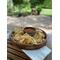 round serving tray