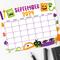 School Themed September 2024 Printable Calendar