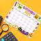 School Themed September 2024 Printable Calendar