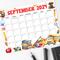 Printable September 2024 Back to School Calendar