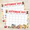 Printable September 2024 Back to School Calendar