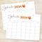 September 2024 Calendar with Minimalist Design
