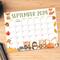 September 2024 Calendar Featuring Fall Animals