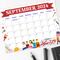 Printable September 2024 Calendar for Labor Day