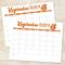 Simple September 2024 Minimalist Retro Calendar Printable