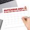 Retro and Minimalist Design Calendar September 2024