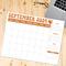 Printable September 2024 Simple Minimalist Retro Design Calendar Planner