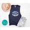 Women's Rights Vote Blue Shirt - A Woman's Place is in the White House Feminist Shirt for Women's Rights Muscle Tank Top