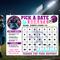 Sports Team Donation Calendar for Football