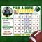 Football Team Fundraiser Pick a Date Calendar