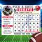Football Season Donation Tracker Calendar