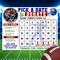 Editable Football Fundraising Calendar Template