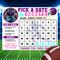 Sports Team Donation Calendar for Football