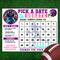 Sports Team Donation Calendar for Football