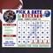 Editable Football Fundraising Calendar Template