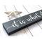 It is what it is... This cute little sign with it's humorous catchy saying, seems to be a popular one during these times! With four different fonts to choose from and two colors, (more available upon request), this sign will make a great addition to any decor! Stands alone on a shelf, table or window sill or can be hung with a saw tooth hanger! The dimensions are 12 wide x 2.5 x .75. This hand made sign is made of solid wood with chalk paint.