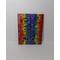 Rainbow acrylic on canvas original painting titled "Small Rainbow Streamers" by RainbowMaille