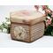 a floral and striped vintage ephemera decoupage wood box