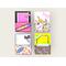 A handmade variety pack of fun and colorful 4 gift card holders