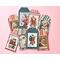 8 vintage ephemera santa christmas gift tags