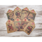 8 vintage ephemera kraft paper santa christmas gift tags