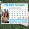 Church Charity Fundraising Calendar Printable
