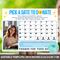 Church Charity Fundraising Calendar Printable