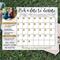 Printable School Fundraising Donation Calendar