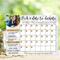 Printable School Fundraising Donation Calendar