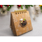 A countdown to christmas advent flip calendar made with christmas kraft paper