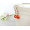 Carnelian Drop Earrings in 14K Gold Filled and Sterling Silver