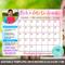 Pick a Date Fundraising Calendar Template