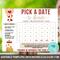 Editable All Purpose Donation Calendar PDF