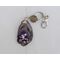 Agate and Frog Key Chain