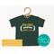 Personalized Football Spirit Apparel - Custom Football Little Sister T-Shirt with Team Colors and Mascot, Player Name, or Jersey Number
