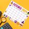 October 2024 Cute Halloween Calendar Download