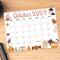 Cute Spooky October 2024 Calendar Template