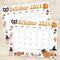 Printable October 2024 Halloween Calendar PDF