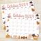 Cute Spooky October 2024 Calendar Template