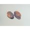 Queen Anne's Lace Deep Purple Enameled Copper Penny