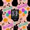 Black Cat Halloween Seamless Digital Pattern by Hot Pocket Digital